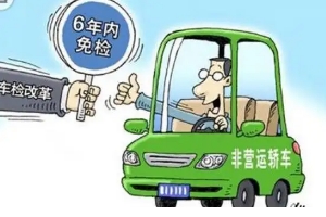 新車幾年免檢，非運營新車享受六年免檢（但每兩年領取一次年檢標志）